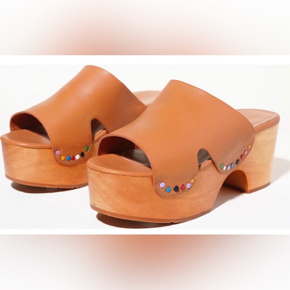 Charlotte Stone “Glenna” Clog Shoe